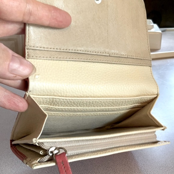 HIROKO KOSHINO Pink & Cream Folding Wallet - Picture 2 of 2